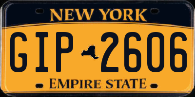 NY license plate GIP2606