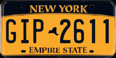NY license plate GIP2611
