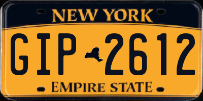 NY license plate GIP2612
