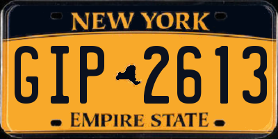 NY license plate GIP2613