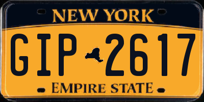 NY license plate GIP2617