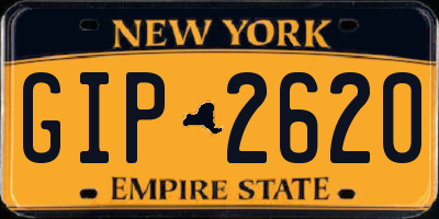 NY license plate GIP2620