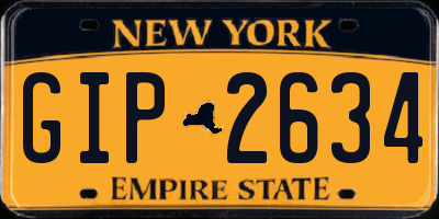 NY license plate GIP2634