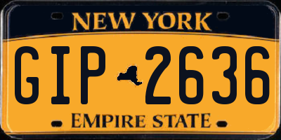 NY license plate GIP2636