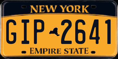 NY license plate GIP2641