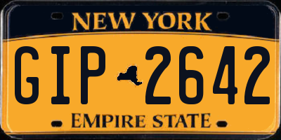 NY license plate GIP2642