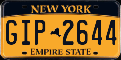 NY license plate GIP2644