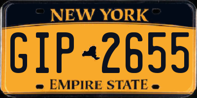 NY license plate GIP2655