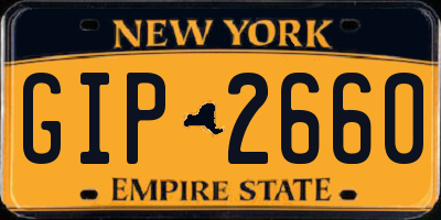 NY license plate GIP2660