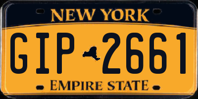 NY license plate GIP2661