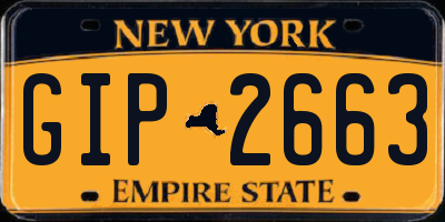 NY license plate GIP2663