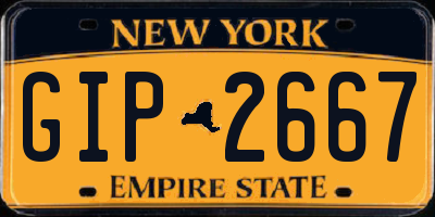 NY license plate GIP2667