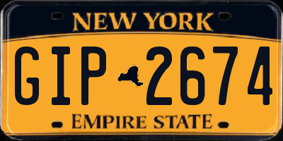 NY license plate GIP2674