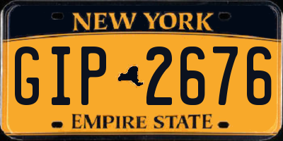 NY license plate GIP2676