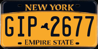 NY license plate GIP2677