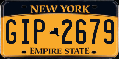 NY license plate GIP2679