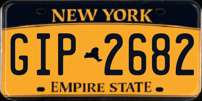 NY license plate GIP2682