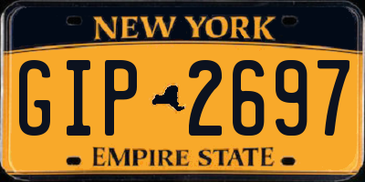 NY license plate GIP2697