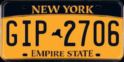 NY license plate GIP2706