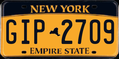 NY license plate GIP2709