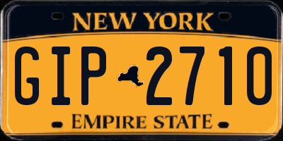 NY license plate GIP2710