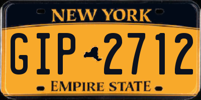 NY license plate GIP2712