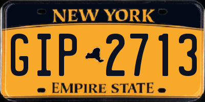 NY license plate GIP2713