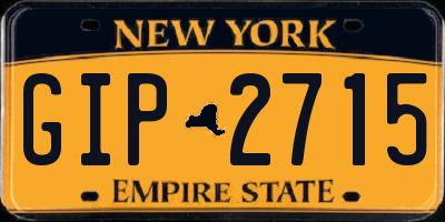 NY license plate GIP2715
