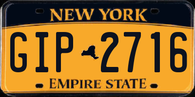 NY license plate GIP2716