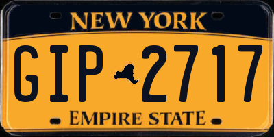 NY license plate GIP2717