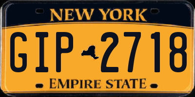 NY license plate GIP2718