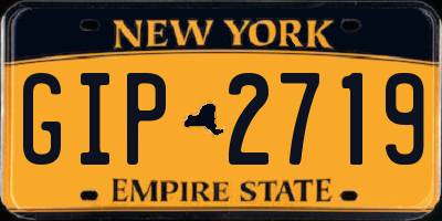 NY license plate GIP2719