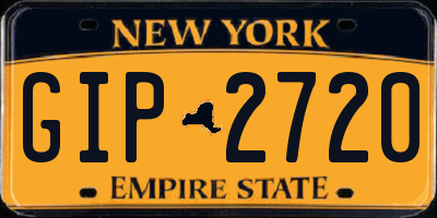 NY license plate GIP2720