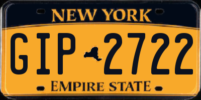 NY license plate GIP2722