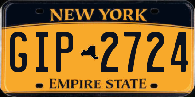 NY license plate GIP2724