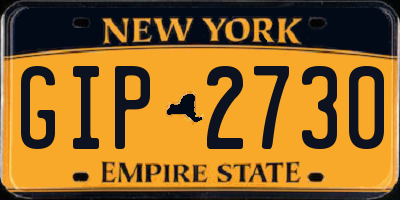 NY license plate GIP2730