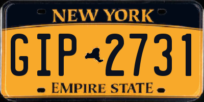 NY license plate GIP2731