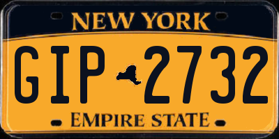 NY license plate GIP2732