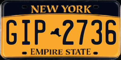 NY license plate GIP2736