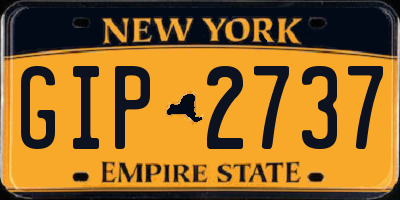 NY license plate GIP2737