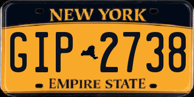 NY license plate GIP2738