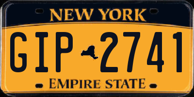 NY license plate GIP2741