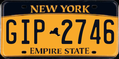 NY license plate GIP2746