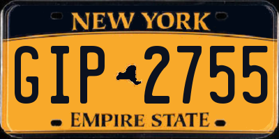 NY license plate GIP2755