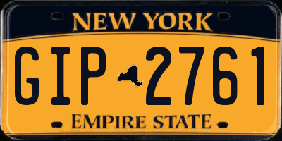 NY license plate GIP2761