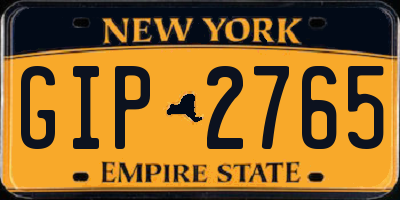 NY license plate GIP2765
