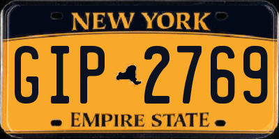 NY license plate GIP2769