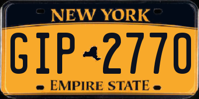 NY license plate GIP2770
