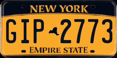 NY license plate GIP2773
