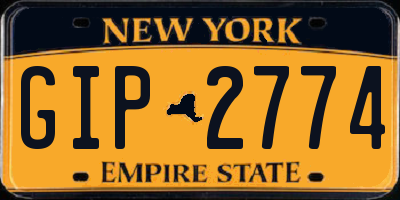 NY license plate GIP2774